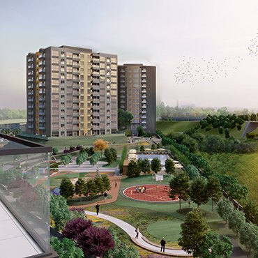 KONUT VE SOSYAL TESİS PROJELERİ (TOPLAM 120 000 M2)